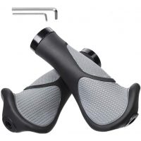 Gripy na bicykel s ergonomickým tvarom - Čierno sivé