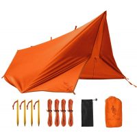 Vodotesná ultraľahká plachta - Oranžová 3 x 2,8 m
