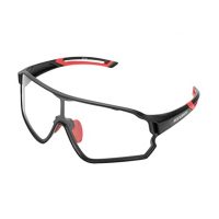 RockBros fotochromatické slnečné okuliare - Čierno červené