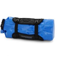 Vodotesná nastaviteľná taška na riadidlá bicykla - Modrá, 3 až 7 litrov