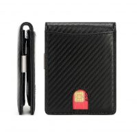 Pánska peňaženka Carbon s RFID ochranou - Čierna