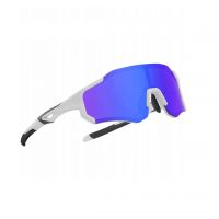 RockBROS polarizačné cyklistické okuliare - Biele, UV 400, TR90