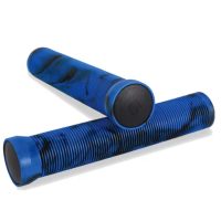 Žíhané rukoväte na bicykel - Modro čierne