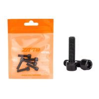Titánové skrutky predstavce M5x18 mm, súprava 6 ks - Čierne