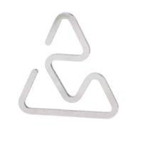 Kempingový trojúhelníkový háček z nerezové oceli