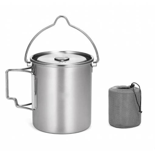 Foto - Kempingový hrnček s viečkom - 750 ml