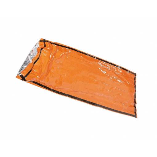 Foto - Núdzový termoizolačný bivakovací vak „žďárák“ - Oranžový