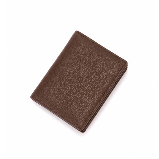 Foto - Kožená peněženka se sedmi kapsami - hnědá