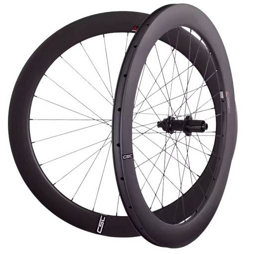 Foto - CSC Ultralehký karbonový set kol 700C 50x25 mm - Clincher - s dušou, 511/522